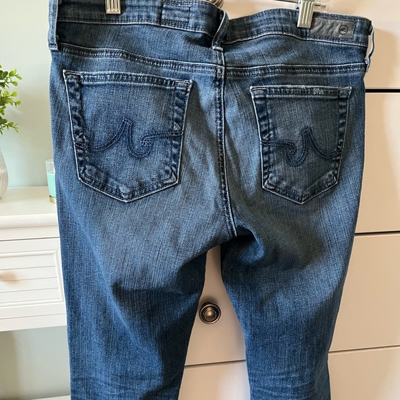 Ag Adriano Goldschmied stilt roll up blue jeans size 30 - Picture 12 of 14
